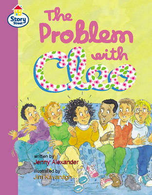 Book cover for The problem with Cleo Story Street Fluent Step 12 Book 4