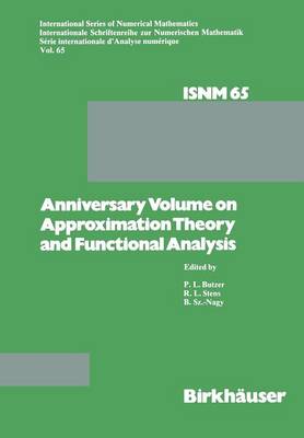 Book cover for Anniversary Volume on Approximation Theory and Functional Analysis