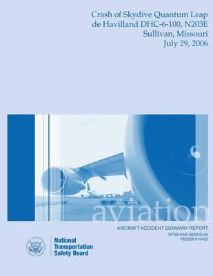 Book cover for Aircraft Accident Summary Report