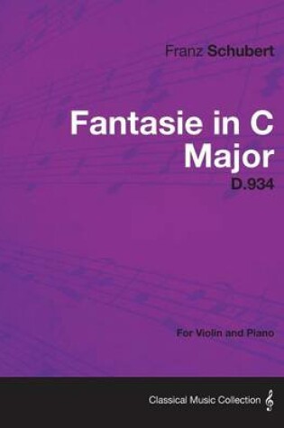 Cover of Fantasie in C Major D.934 - For Violin and Piano