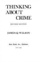 Book cover for Thinking Abt Crime Rev