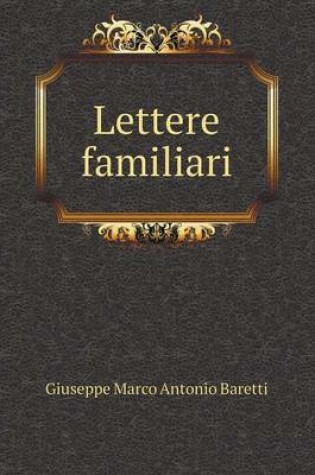 Cover of Lettere familiari