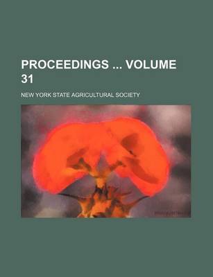 Book cover for Proceedings Volume 31