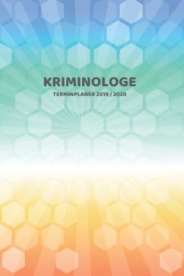 Book cover for Kriminologe Terminplaner 2019 2020