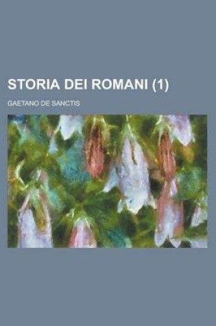 Cover of Storia Dei Romani (1)