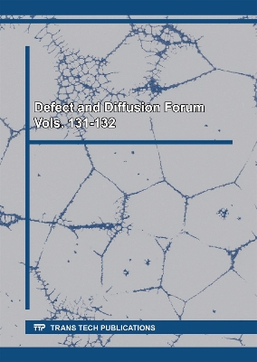 Cover of Defect and Diffusion Forum Vols. 131-132