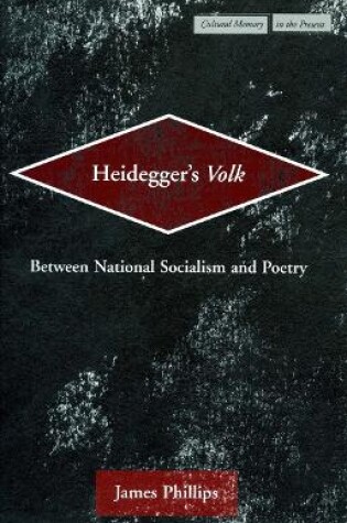 Cover of Heidegger’s Volk