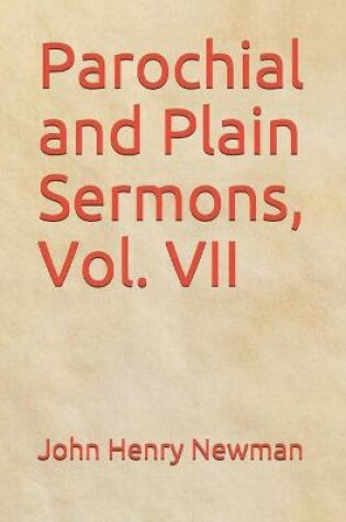 Cover of Parochial and Plain Sermons, Vol. VII