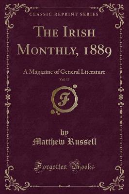 Book cover for The Irish Monthly, 1889, Vol. 17