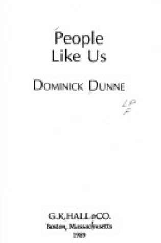 Cover of People Like Us