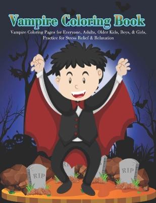 Book cover for Vampire Coloring Book