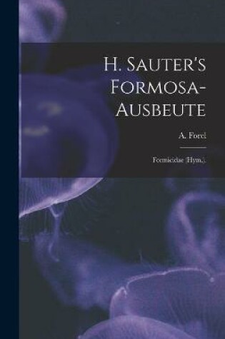 Cover of H. Sauter's Formosa-Ausbeute