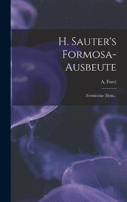 Book cover for H. Sauter's Formosa-Ausbeute