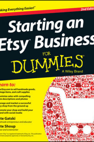 Cover of Starting an Etsy Business For Dummies