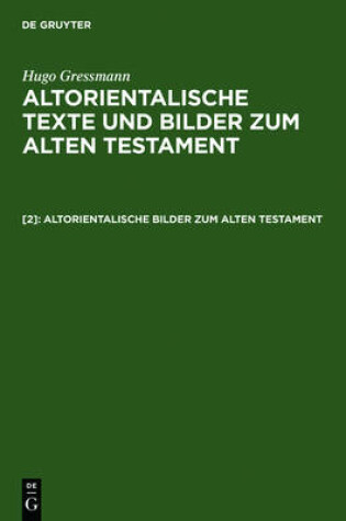 Cover of Altorientalische Bilder Zum Alten Testament