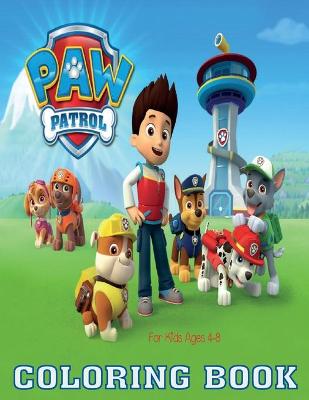 Book cover for Paw Patrol Coloring Book For kids