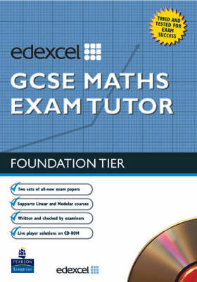 Book cover for Edexcel GCSE Maths Exam Tutor: Foundation (Workbook and CD-ROM)