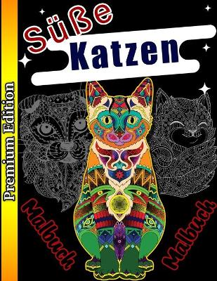 Book cover for Malbuch süße Katzen