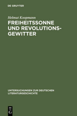 Cover of Freiheitssonne Und Revolutionsgewitter