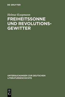 Cover of Freiheitssonne Und Revolutionsgewitter