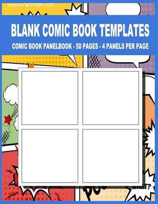 Cover of Blank Comic Book Templates