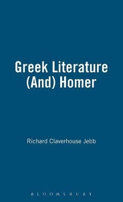 Cover of Greek Literature (And) Homer