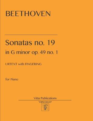 Book cover for Beethoven Sonata no. 19 in g minor