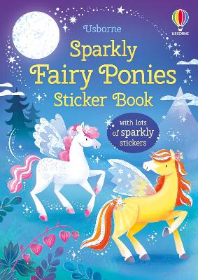 Book cover for Sparkly Fairy Ponies Sticker Book