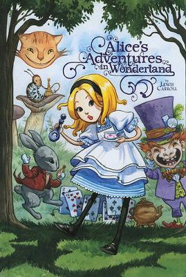 Book cover for Alice's Adventures In Wonderland With Illustrations By JennyFrison