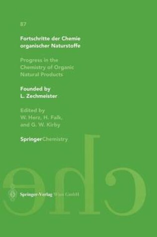 Cover of Progress in the Chemistry of Organic Natural Products