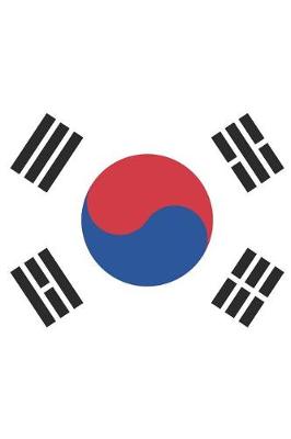 Book cover for South Korea Flag Notebook - South Korean Flag Book - South Korea Travel Journal