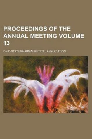 Cover of Proceedings of the Annual Meeting Volume 13