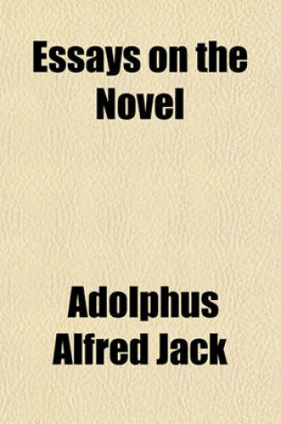 Cover of Essays on the Novel