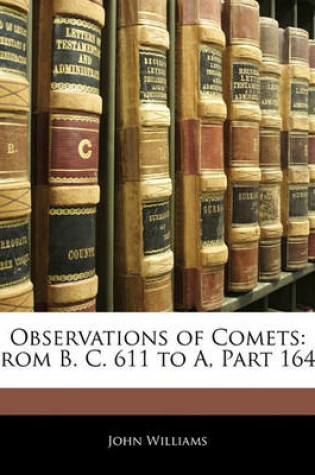 Cover of Observations of Comets