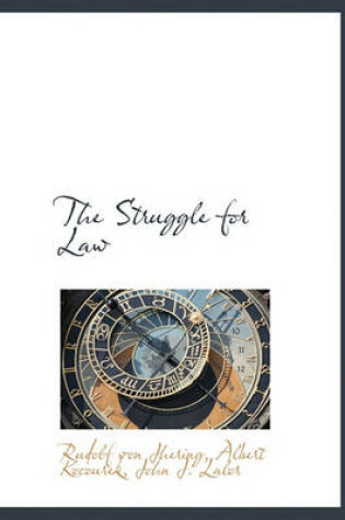 Cover of The Struggle for Law