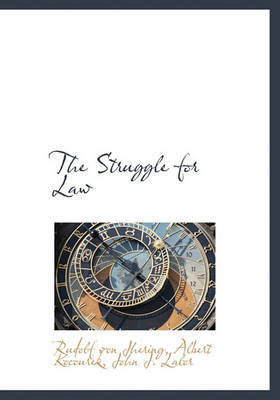 Book cover for The Struggle for Law