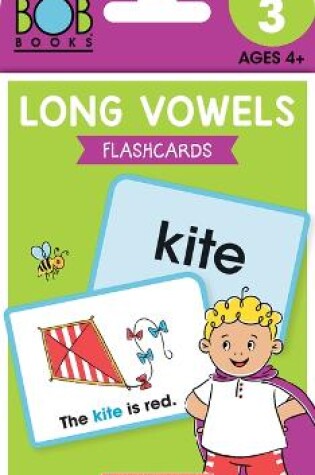 Cover of Bob Books - Long Vowels Flashcards Phonics, Ages 4 and Up, Kindergarten (Stage 3: Developing Reader)