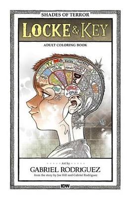 Book cover for Locke & Key Shades of Terror Coloring Book