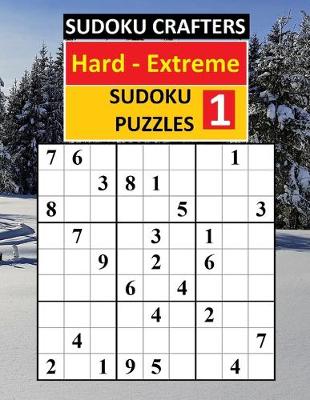 Book cover for Hard - Extreme SUDOKU PUZZLES 1