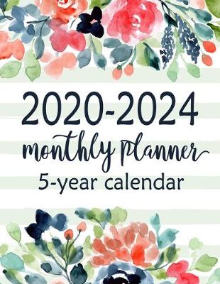 Book cover for 5-Year Calendar Planner, 2020-2024 Monthly