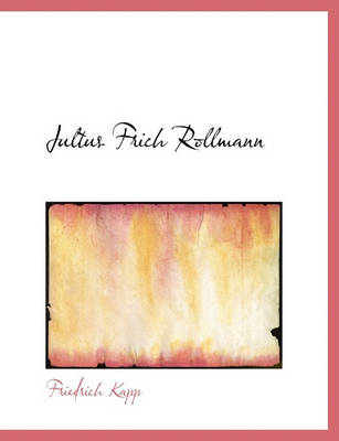 Book cover for Jultus Frich Rollmann