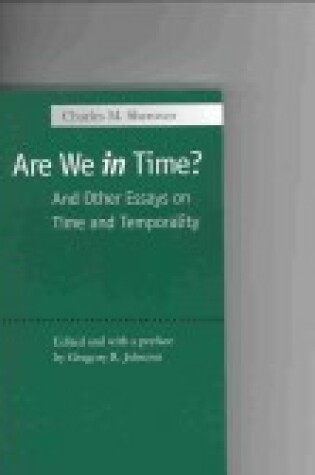 Cover of Are We in Time?