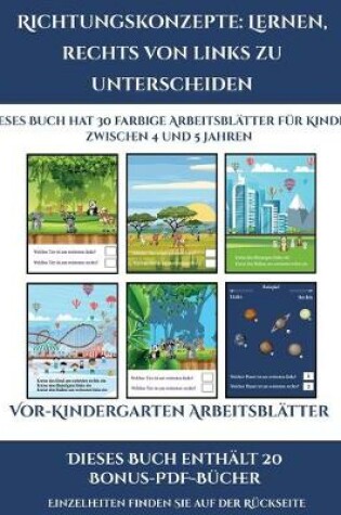 Cover of Vor-Kindergarten Arbeitsblätter (Richtungskonzepte