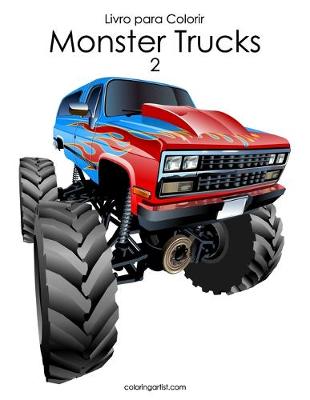 Cover of Livro para Colorir Monster Trucks 2