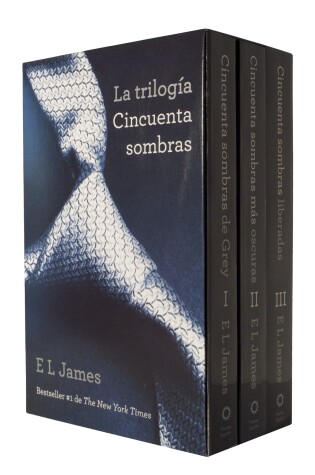 Cover of Estuche Trilogía cincuenta sombras