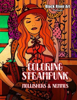 Book cover for Coloring Steampunk Mollishers & Nemmos