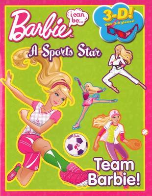 Book cover for Barbie A Sports Star 3D Picture Story