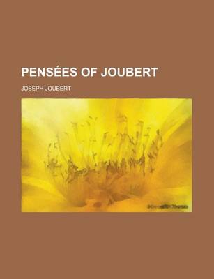 Book cover for Pens Es of Joubert