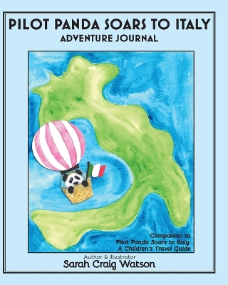 Book cover for Pilot Panda Soars to Italy Adventure Journal