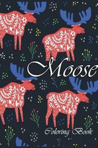 Cover of Moose coloring Book